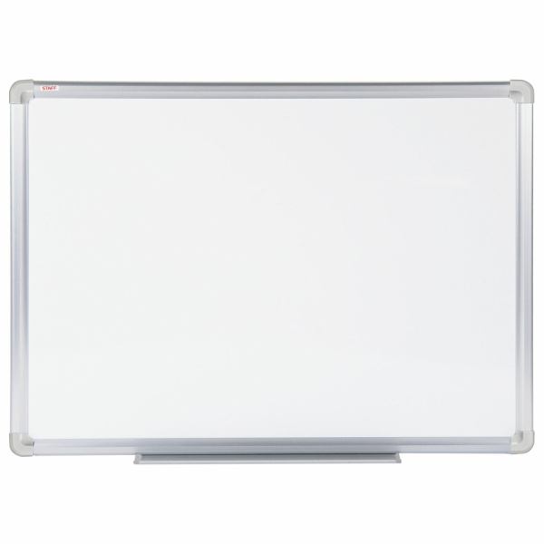 Доска магнитно-маркерная 45х60 см, алюминиевая рамка, ГАРАНТИЯ 10 ЛЕТ, STAFF, 235461