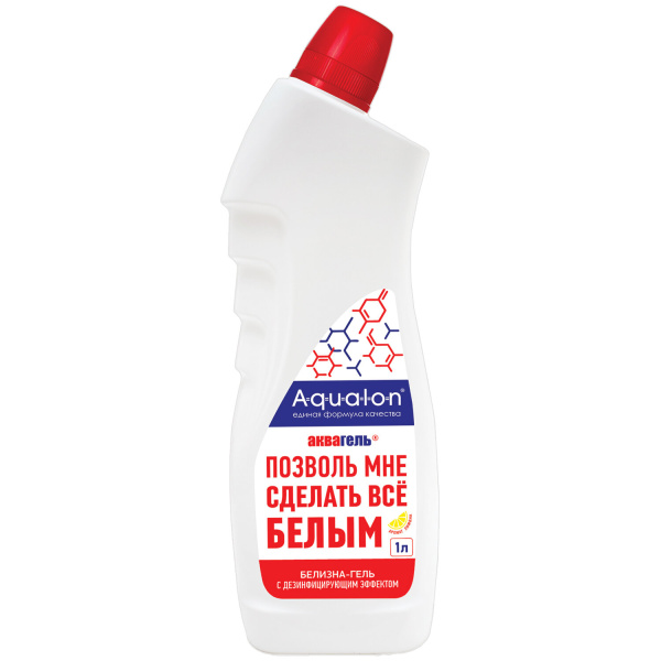 Средство для отбеливания, дезинфекции и уборки 1л БЕЛИЗНА-ГЕЛЬ "Лимон", концентрат, 203308 605726