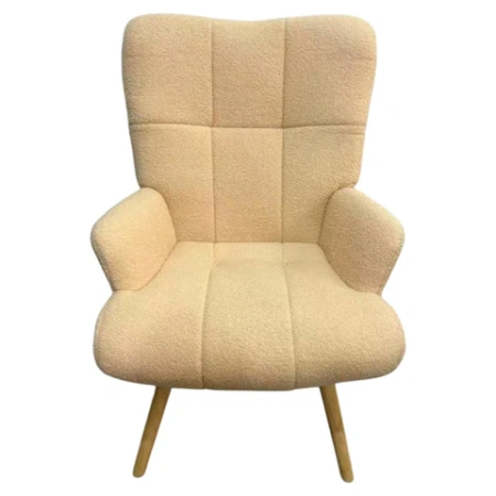 Кресло BRABIX "Soft LC-305", фактурная ткань букле (экомех), кремовое, 533146 - МСК «Форвард»