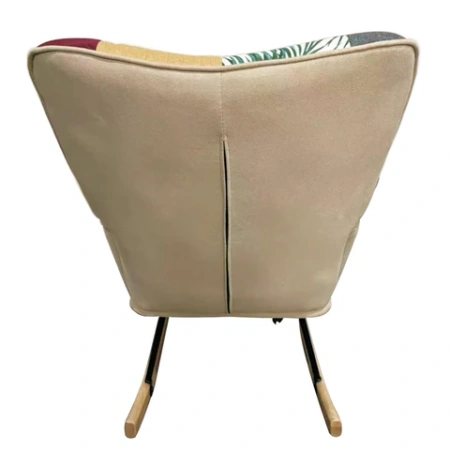 Кресло-качалка BRABIX "Rock LC-310", ткань, пэчворк (лоскутное), 533149 - МСК «Форвард»