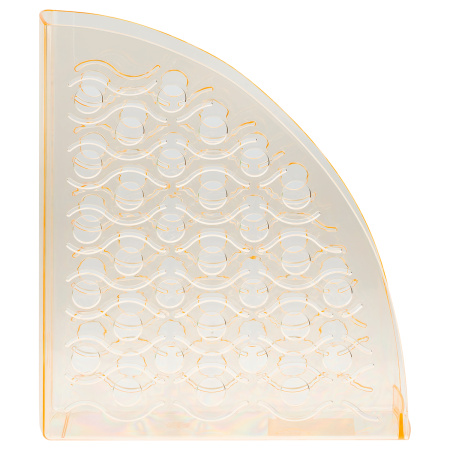 Лоток для бумаг вертикальный СТАММ "Вега", тонированный неоновый оранжевый, ширина 90мм ЛТВ-31745 351508 - МСК «Форвард»