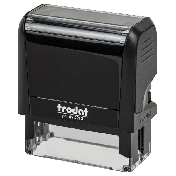 Оснастка для штампа, размер оттиска 58х22мм, синий, TRODAT 4913 P4, подушка в комплекте 52887 235557