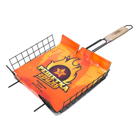 Решетка-гриль ГЛУБОКАЯ универсальная, размер 260х235 мм, глубина 60 мм, оксидированное покрытие, 101405, 701744 - МСК «Форвард»