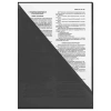 Папка-уголок жесткая, непрозрачная (тонированная), А4, BRAUBERG UNIVERSAL, черная, 0,18 мм, 273056 - МСК «Форвард»