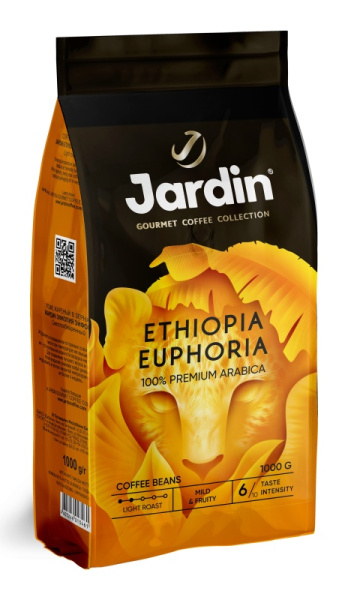 Кофе в зернах Jardin Ethiopia Euphoria арабика 100% 1 кг 835151
