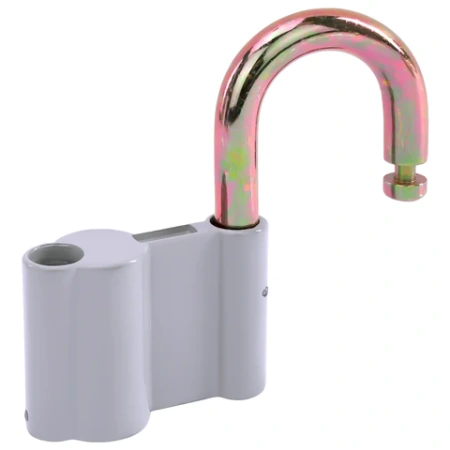 Замок навесной алюминиевый 70 мм "Стандарт", 3 ключа, RABBITEX (РАББИТЕКС), 671305 - МСК «Форвард»