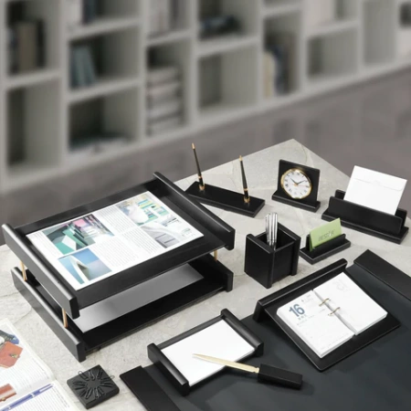 Набор подарочный настольный BESTAR "Platon" из дерева, 11 предметов, цвет "черное дерево", 237214 - МСК «Форвард»