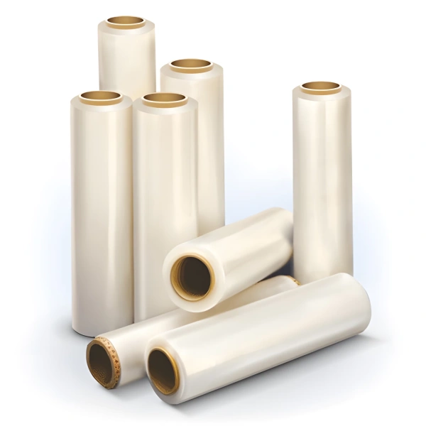 Стрейч-пленка для ручной упаковки 50см х 232м, 15мкм, 1,6кг-нетто, ПЕРВИЧНОЕ СЫРЬЕ, растяжение 300%  600635