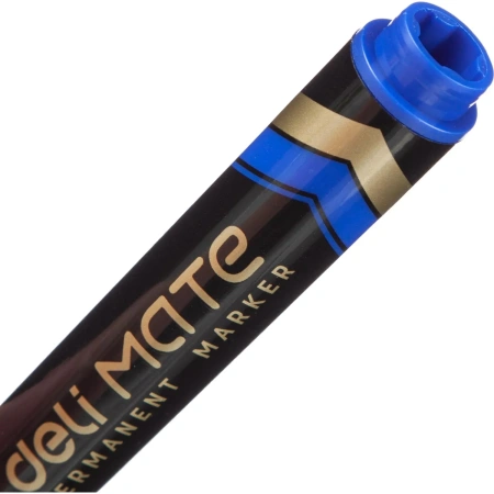 Маркер перманентный Deli Mate EU10230 синий 1.5-3 мм  круглый наконечник 1675992 - МСК «Форвард»