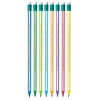Карандаш чернографитный BIC, 1 шт., "Evolution Stripes", HB, с ластиком, корпус ассорти, 8960342 180921 - МСК «Форвард»