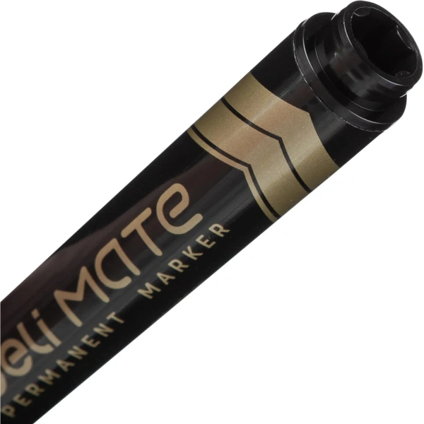 Маркер перманентный Deli Mate EU10220 черный 1.5-3 мм круглый наконечник 1675991 - МСК «Форвард»