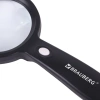Лупа просмотровая с LED-ПОДСВЕТКОЙ, диаметр 90 мм, увеличение 10, корпус черный, BRAUBERG, 455928 - МСК «Форвард»