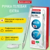Ручка гелевая BRAUBERG "EXTRA", ЗЕЛЕНАЯ, корпус прозрачный, узел 0,5 мм, линия 0,35 мм, 143904 - МСК «Форвард»