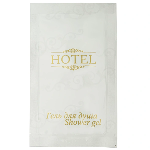 Гель для душа одноразовый 10 мл, КОМПЛЕКТ 500шт, HOTEL, саше, флоупак, 2000113 608048