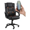 Кресло офисное BRABIX "Bliss MS-004", 6 массажных модулей, экокожа, черное, 532522 - МСК «Форвард»