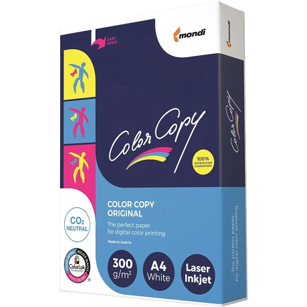 Бумага Color Copy А4, 300 г/кв.м, 125л  для цветной лазерной печати 79692 - МСК «Форвард»