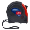 Рулетка измерительная 7,5 м х 25 мм, обрезиненный корпус, 3 фиксатора, RABBITEX (РАББИТЕКС) Professional, 671358 - МСК «Форвард»