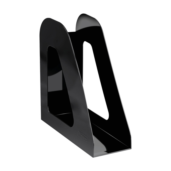 Лоток вертикальный для бумаг СТАММ "Фаворит" (233х240 мм), ширина 90 мм,черный, ЛТВ-30495 351554