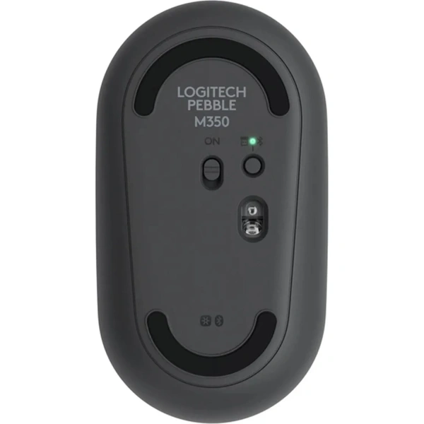 Мышь беспроводная Logitech Pebble M350 чёрная 1колесо+ 3 кнопки 910-005576 1822218 - МСК «Форвард»