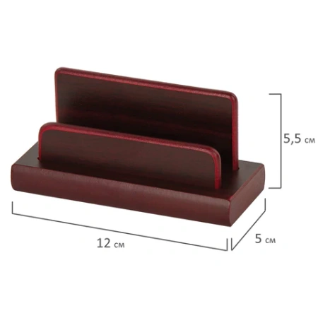 Набор подарочный настольный BESTAR "Platon" из дерева, 11 предметов, цвет "красное дерево", 236373 - МСК «Форвард»