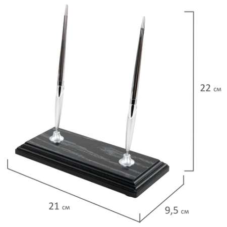 Набор настольный GALANT "Black Hawk" из дерева, 6 предметов, цвет "чёрный дуб", 238167 - МСК «Форвард»