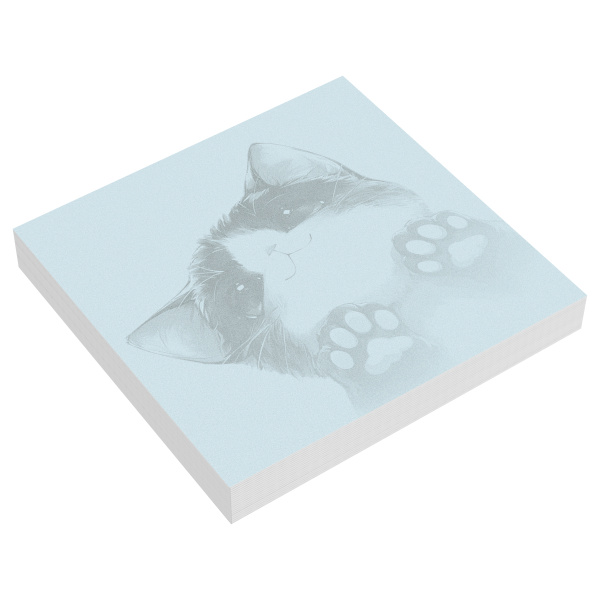 Блок для записей MESHU "Cuteness", 8,5*8,5см, 100л., на склейке MS_65022 378142 - МСК «Форвард»