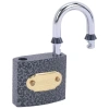 Замок навесной чугунный "Влагонепроницаемый", ширина 50 мм, полимерное покрытие, английский, 3 ключа, RABBITEX (РАББИТЕКС), 671297 - МСК «Форвард»
