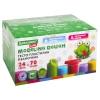 Пластилин-тесто для лепки BRAUBERG KIDS, 24 цвета, 1680 г, крышки-штампики, сундучок, 106722 - МСК «Форвард»