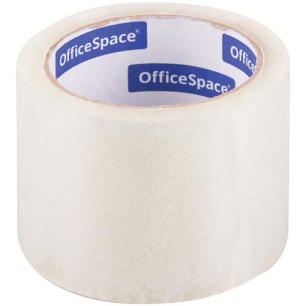 Клейкая лента упаковочная OfficeSpace, 72мм*66м, 40мкм, прозрачная, ШК КЛ_18608 255778 - МСК «Форвард»