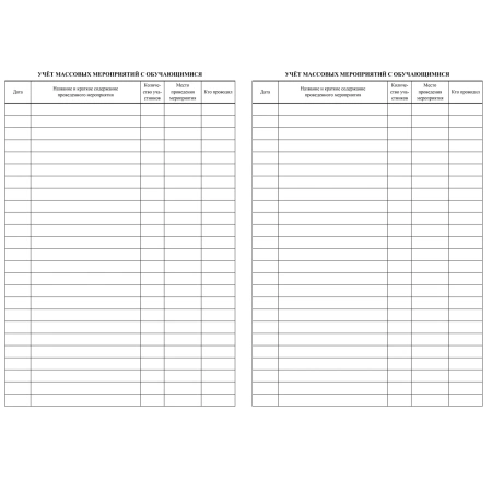 Журнал учёта работы педагога дополнительного образования в объединении Учитель-Канц А4 20 листов обложка бумага крепление на скрепках 416282 - МСК «Форвард»