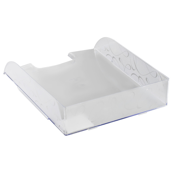 Лоток для бумаг горизонтальный СТАММ "Вега", прозрачный ЛТГ-31342 351623 - МСК «Форвард»