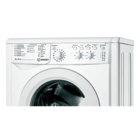 Стиральная машина INDESIT IWSC 6105, 1000 об/мин, 6 кг, фронтальная загрузка, 16 программ, белая, 869990767720 457172 под заказ! - МСК «Форвард»