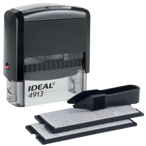 Штамп самонаборный 5-стр, оттиск 58х22мм, без рамки,TRODAT IDEAL 4913 P2,КАССЫ В КОМПЛЕКТЕ, 236849