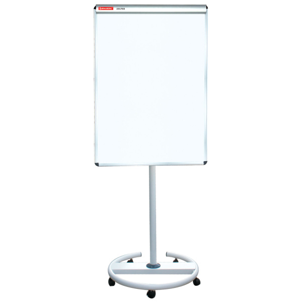 Доска-флипчарт магнитно-маркерная 70х100см, передвижная, ГАРАНТИЯ 10 ЛЕТ, BRAUBERG, 231703