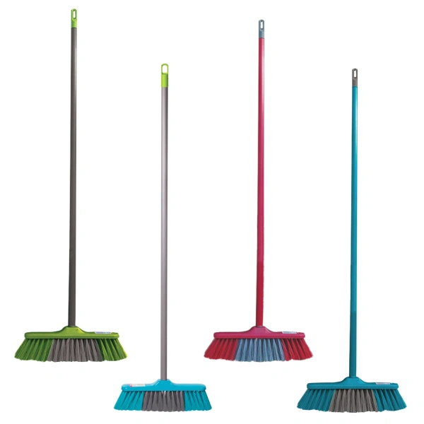 Щетка для уборки с черенком 110см, ширина 31см, щетина 7см, пластиковая, еврорезьба, YORK Frontiera 604585 