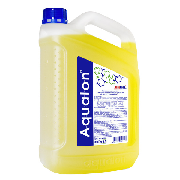 Средство моющее универсальное 5л "ФОРМУЛА ПРОГРЕССА" АКВАГЕЛЬ, концентрат, канистра, 20352 605728