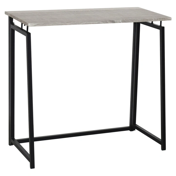 Стол на металлокаркасе BRABIX LOFT CD-001 (ш800*г440*в740мм), складной, цвет дуб антик, 641210