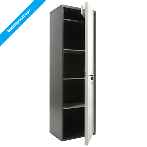 Шкаф металлический для документов AIKO "SL-150Т" ГРАФИТ, (в1490*ш460*г340мм;32кг), S10799150502 291199