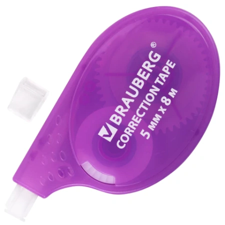 Корректирующая лента BRAUBERG ULTRA NEON, 5 мм х 8 м, ВЫГОДНАЯ УПАКОВКА 3 штуки в блистере, 272665 - МСК «Форвард»