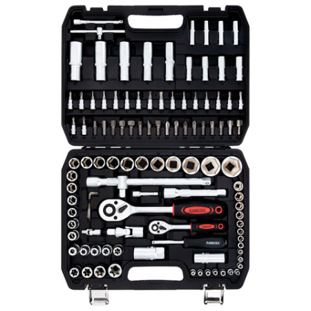 Набор инструментов для автомобиля, 108 предметов, пластиковый кейс, RABBITEX, 671339  - МСК «Форвард»