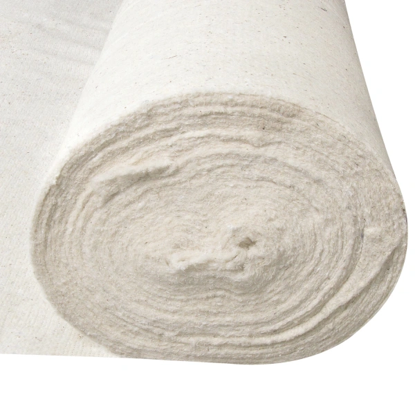 Полотно ХПП холстопрошивное Узбекистан, светлое, 1,5х50м, 150(±10)г/м2, шаг 2,5мм, LAIMA, 607525