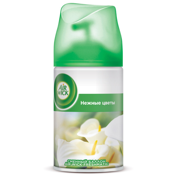Сменный баллон 250мл AIRWICK "Нежные Цветы", для автомат. освежителей, универсал, 600584