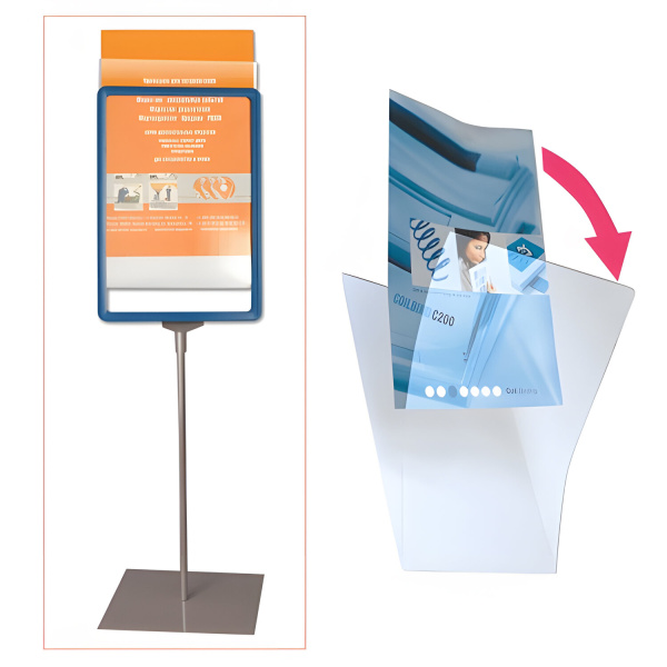 Экран защитный для рамки POS ФОРМАТА А5, 210х148,5мм,(код 290258,290259,290260,290261),прозр.,290264