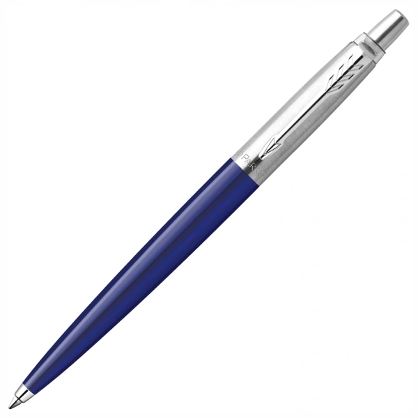 Ручка шариковая PARKER Jotter Orig Blue, корпус синий, детали нерж. сталь, синяя, RG0033170 143864