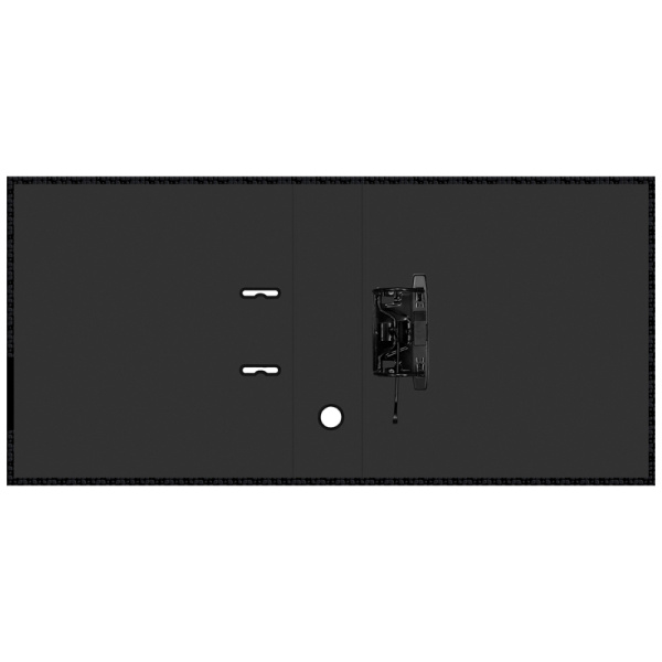 Папка-регистратор Berlingo "DoubleBlack", 80мм, ламинированная, черная, с рисунком AMl80501 318767 - МСК «Форвард»