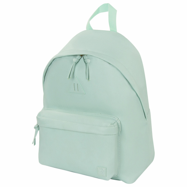 Рюкзак BRAUBERG CELEBRITY универсальный, экокожа, бирюзовый, 41х32х14 см, 227101