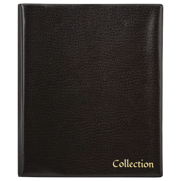 Альбом нумизмата для 297 монет и 6 бон (купюр) OPTIMA 230*270 мм, ПВХ, коричневый, STAFF, 238077