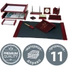 Набор подарочный настольный BESTAR "Platon" из дерева, 11 предметов, цвет "красное дерево", 236373 - МСК «Форвард»