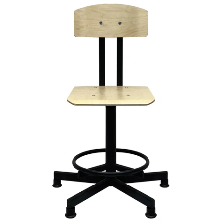 Стул кресло кассира, швеи, ресепшен РС37/РС67ЛФ, на винте, без подлокотников, фанера 532787 минпромторг - МСК «Форвард»