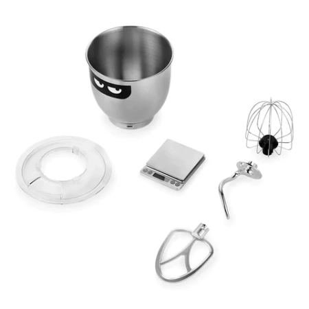 Миксер планетарный KITFORT KT-3434, 1300 Вт, 10 скоростей, 3 насадки, чаша 4,5 л, кухонные весы, черный, КТ-3434 458172 - МСК «Форвард»